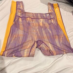 Gymshark Purple and Yellow Bottoms